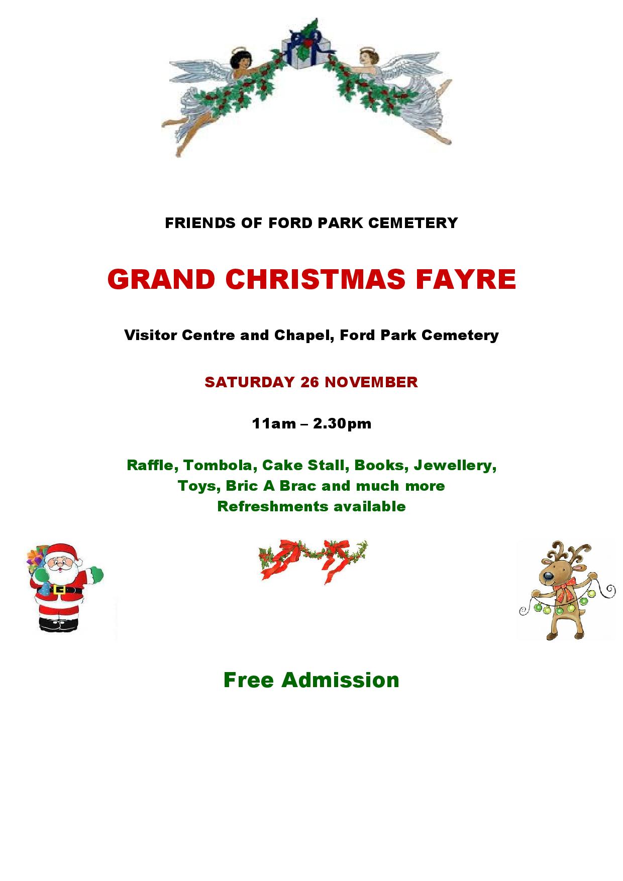 Christmas Fayre flyer 2022 page 001
